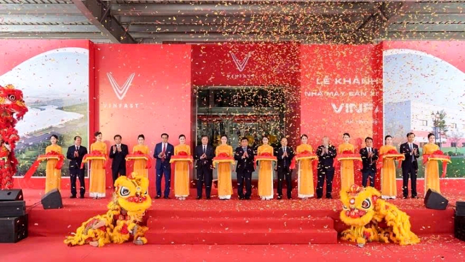 VinFast inaugurates electric vehicle factory in Ha Tinh province